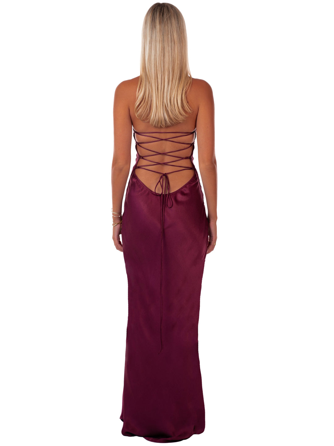 Nilysha - Rochie maxi elegantă fără mâneci