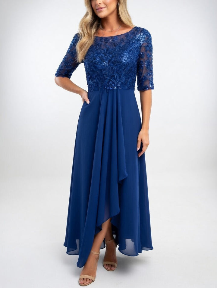 Zerda – Rochie Midi Elegantă Din Dantelă