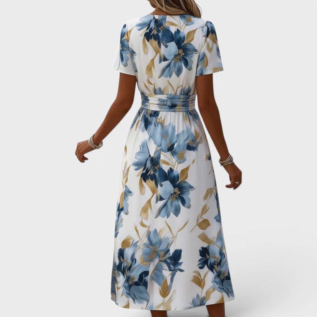 Elinza - Rochie Midi Cu Imprimeu Floral