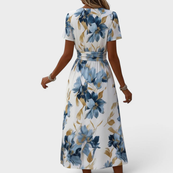 Elinza - Rochie Midi Cu Imprimeu Floral