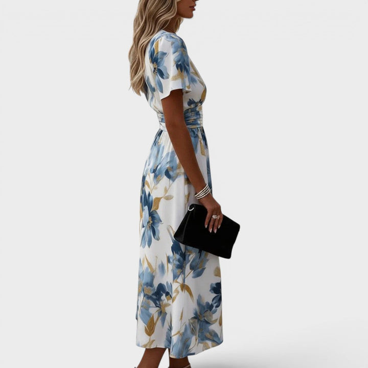 Elinza - Rochie Midi Cu Imprimeu Floral