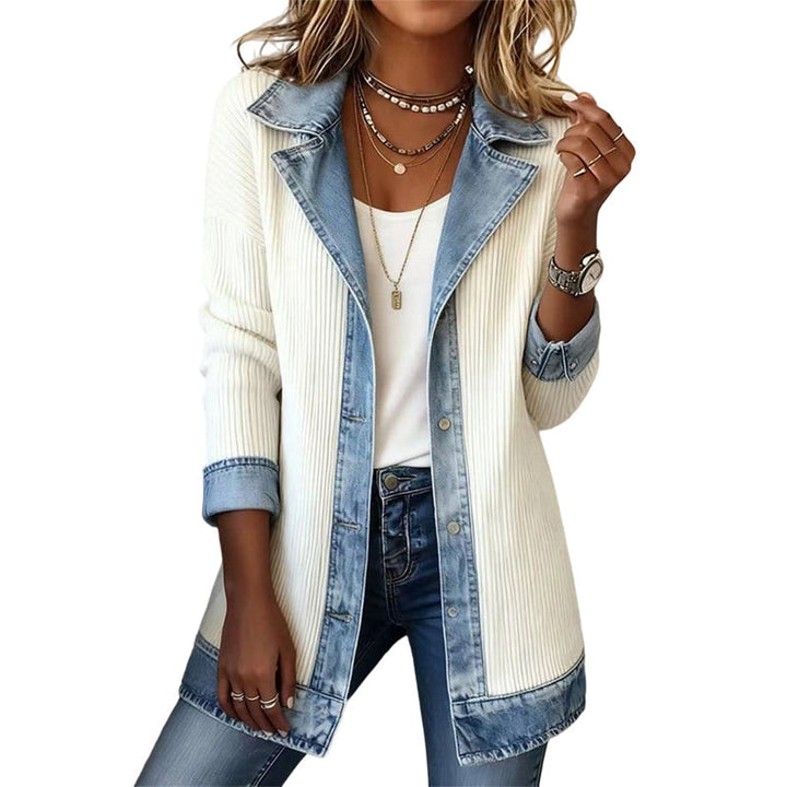 Cendall - Cardigan Elegant Cu Denim