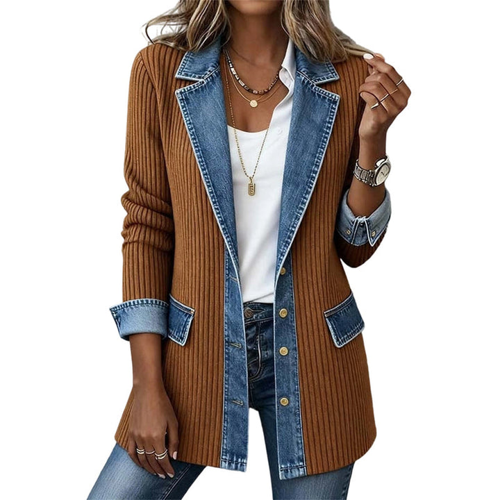 Cendall - Cardigan Elegant Cu Denim