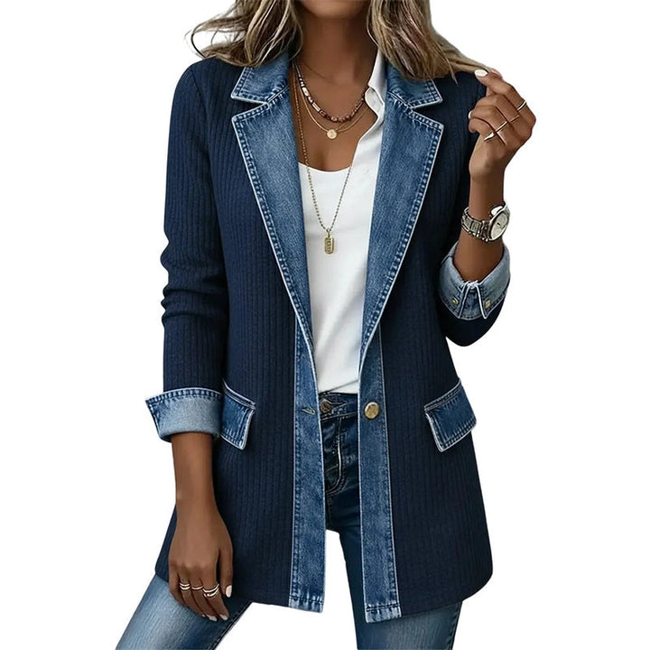 Cendall - Cardigan Elegant Cu Denim
