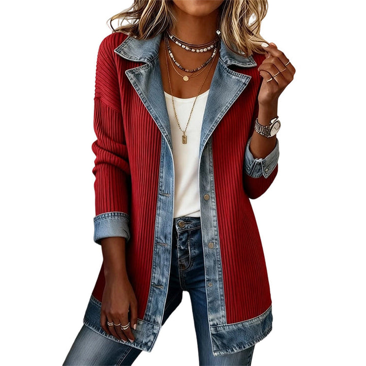 Cendall - Cardigan Elegant Cu Denim