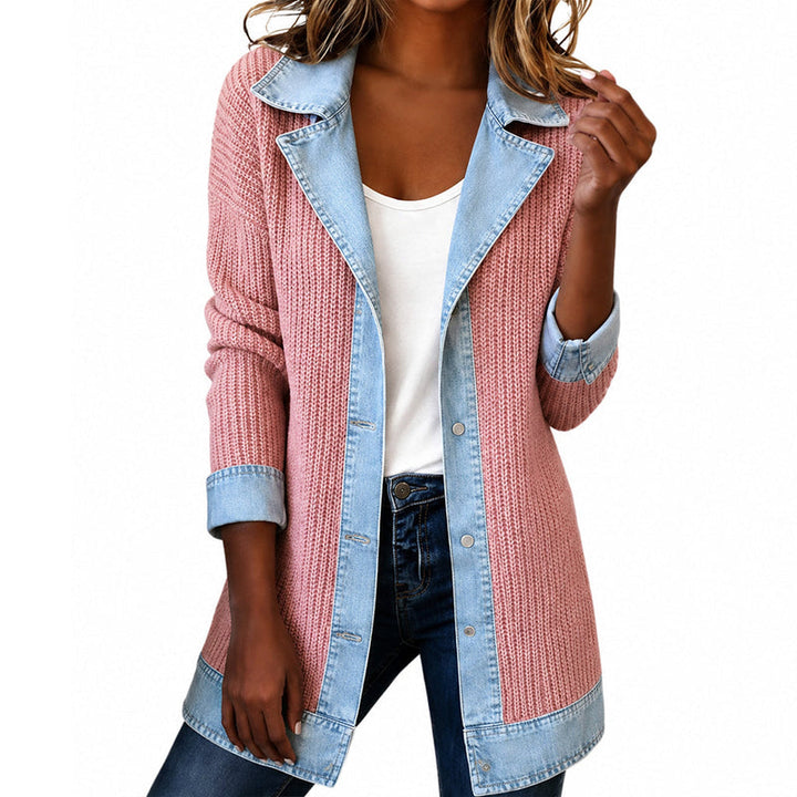 Cendall - Cardigan Elegant Cu Denim