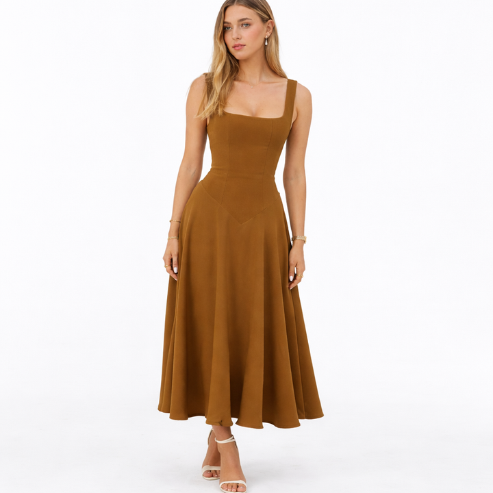 Nangula - Rochie Elegantă Din Rayon