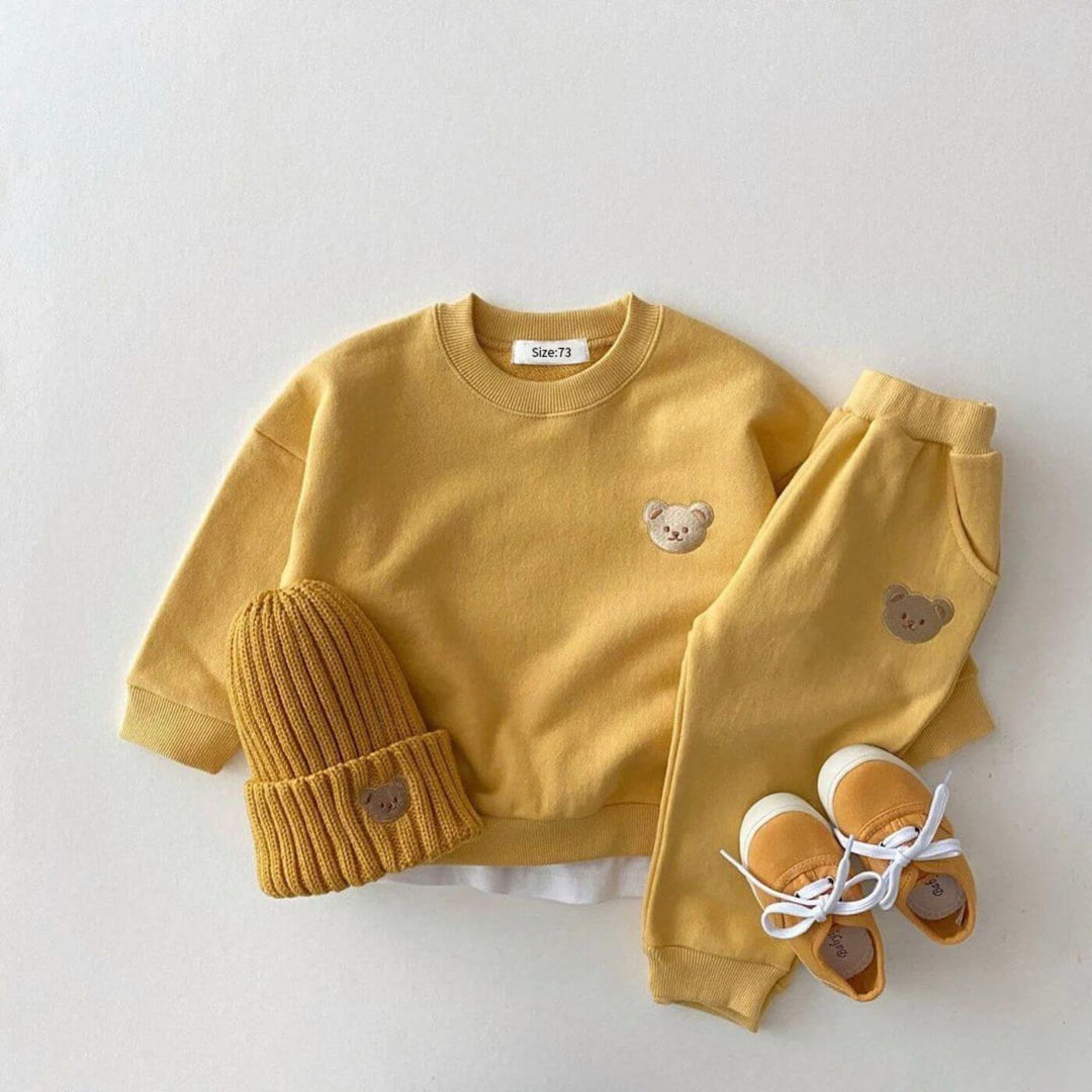 Naiara - Set Elegant De Haine Cu Imprimeu Ursuleț