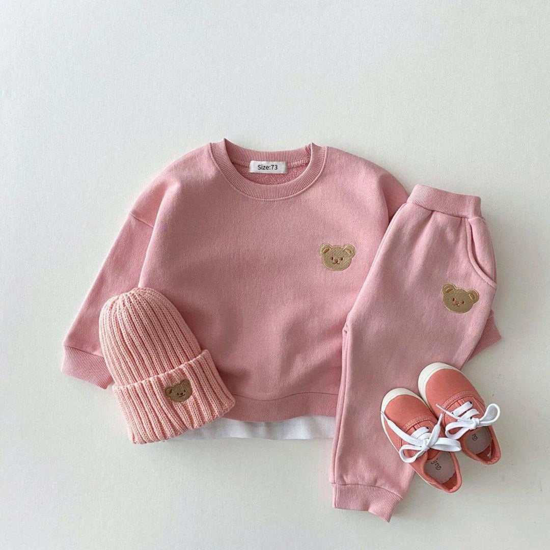 Naiara - Set Elegant De Haine Cu Imprimeu Ursuleț