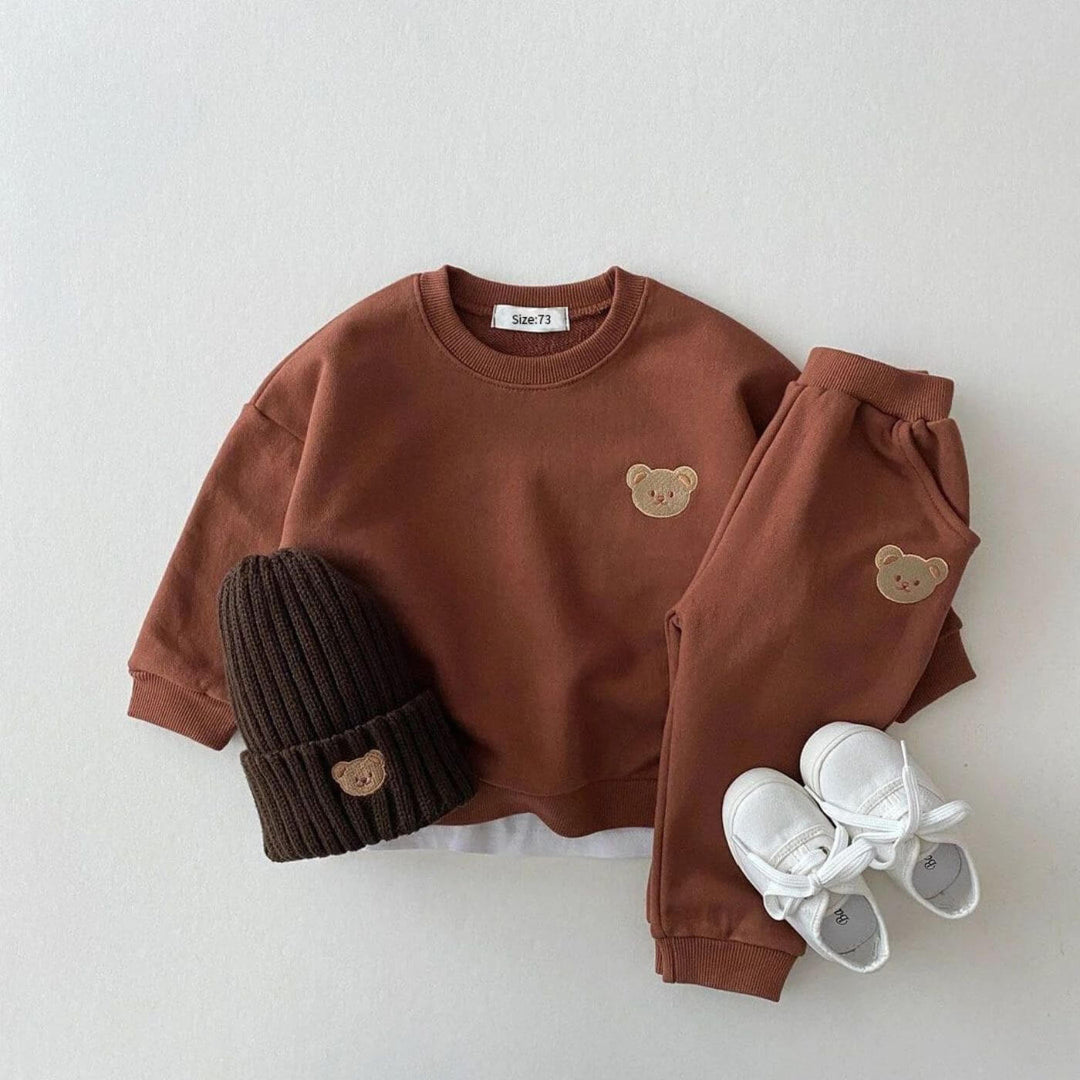 Naiara - Set Elegant De Haine Cu Imprimeu Ursuleț