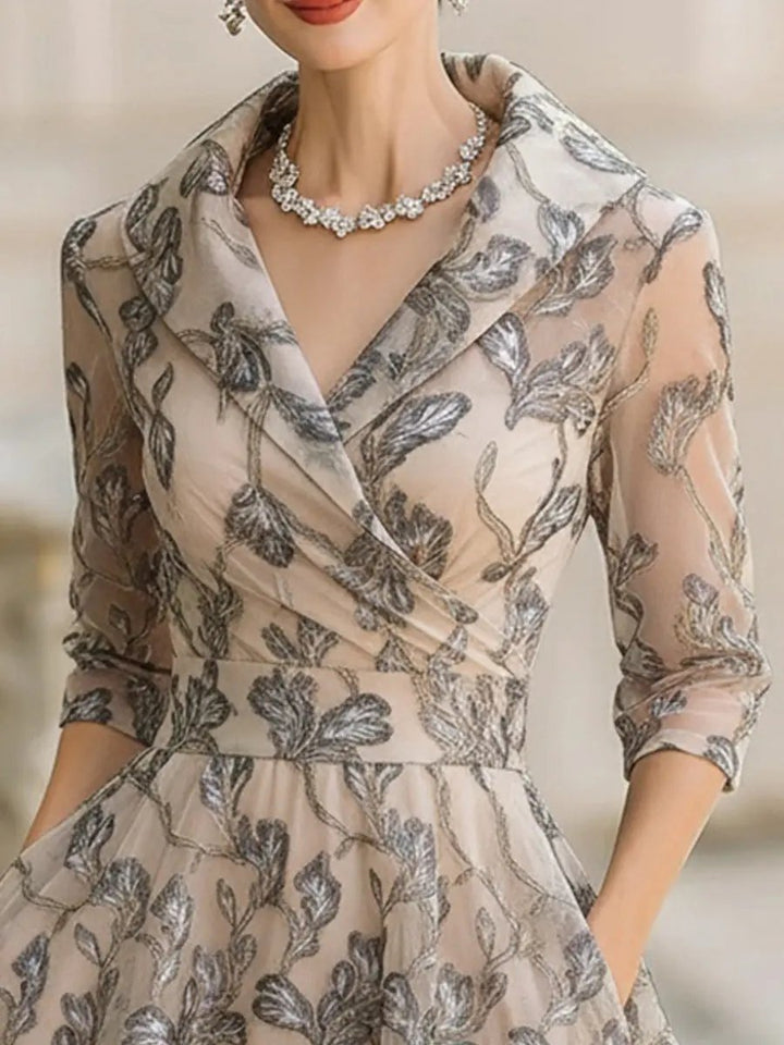 Lyanni – Rochie Lungă Clasică și Elegantă