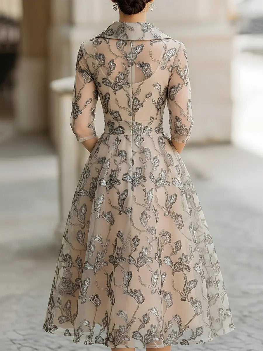 Lyanni – Rochie Lungă Clasică și Elegantă