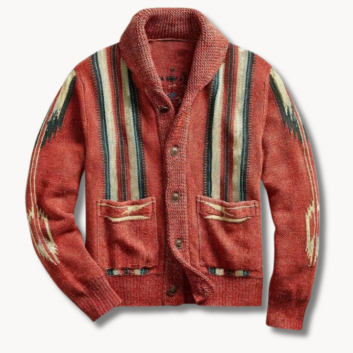 Jonnie - Cardigan Cu Șal Tricotat, Confortabil