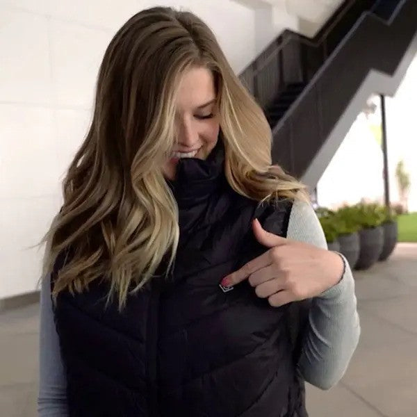 HeatGuard - Vestă încălzită Impermeabilă Fără Mâneci