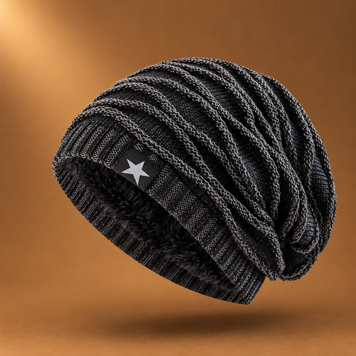 Hollis – Căciulă Din Tricot Cu Căptușeală Din Fleece