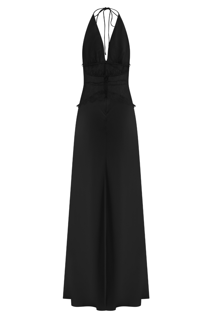Mayreen - Rochie Luxoasă Din Dantelă Si Satin