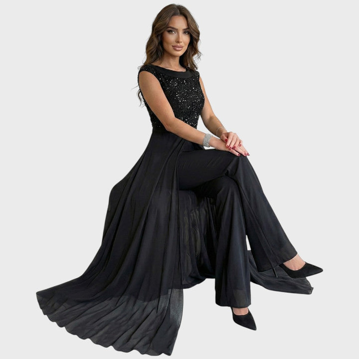 Tomosina - Salopetă Elegantă Fără Mâneci