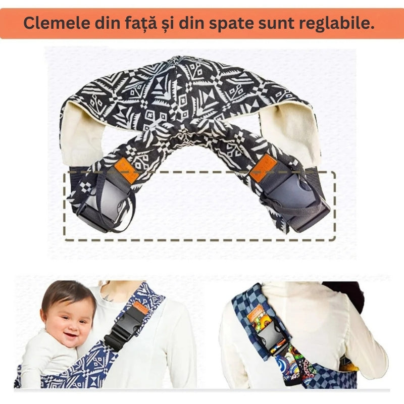 BabyBloom - Scaun Pentru Transportul Bebelușilor Reglabil Scaun pentru șolduri