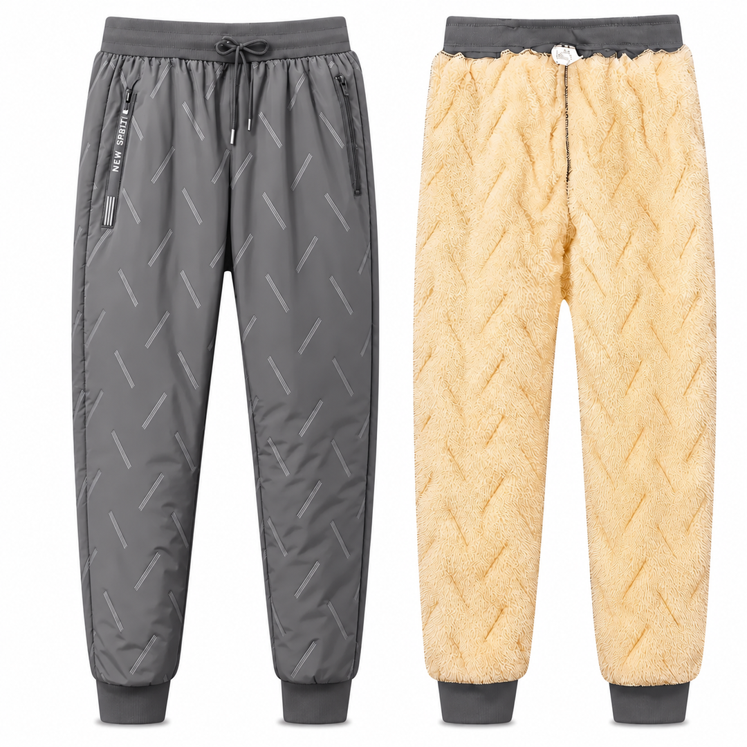 Kervina – Pantaloni Sport Cu Croială Lejeră Și Căptușeală Din Sherpa