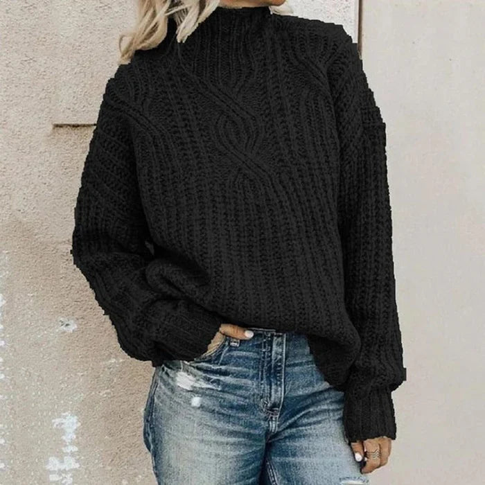 Chaipanya - Pulover Elegant și Confortabil Tricotat Cu Cabluri