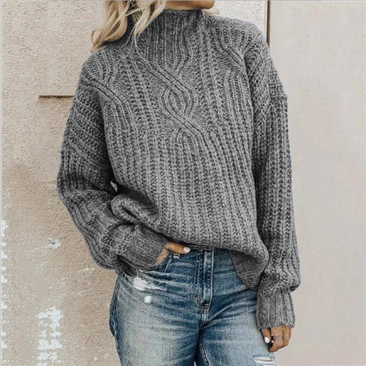Chaipanya - Pulover Elegant și Confortabil Tricotat Cu Cabluri