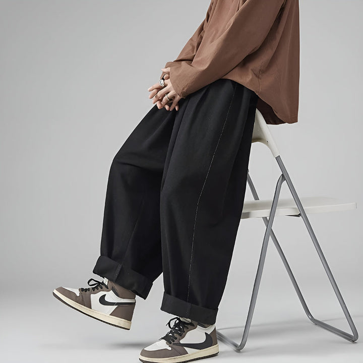 Paolino - Pantaloni Eleganți Cu Croială Lejeră