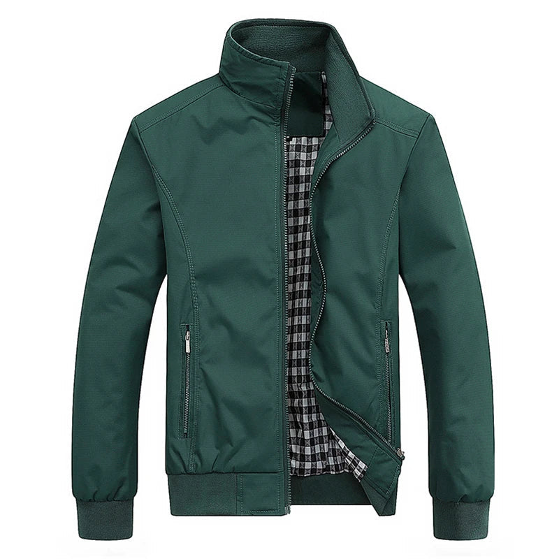 Malaj - Jachetă Bomber Elegantă în Stil Harrington