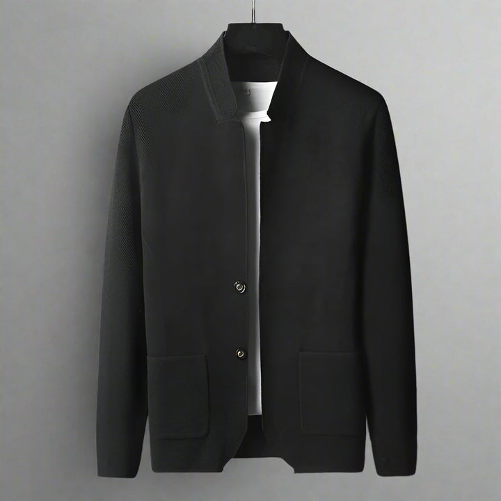 Nandor - Cardigan Tricotat Cu Buzunar Frontal