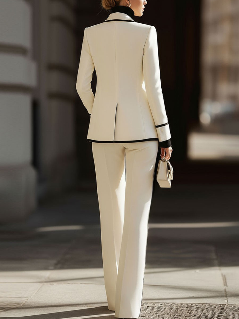 Kaushini - Costum Din Două Piese cu Pantaloni largi