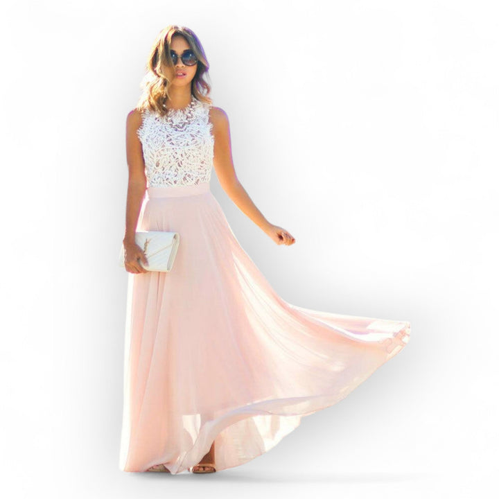 Siegrid - Rochie Elegantă De Vară Fără Mâneci Din Dantelă
