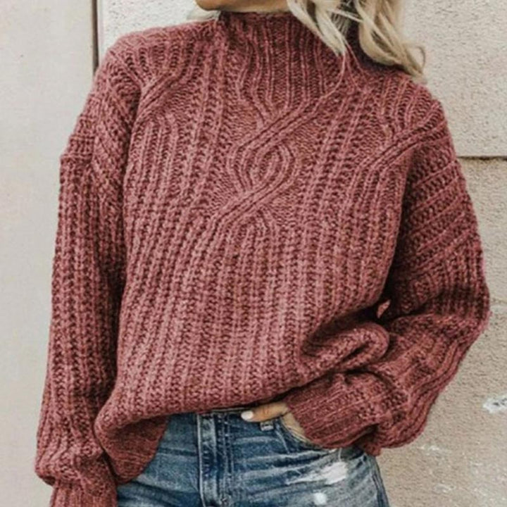 Chaipanya - Pulover Elegant și Confortabil Tricotat Cu Cabluri