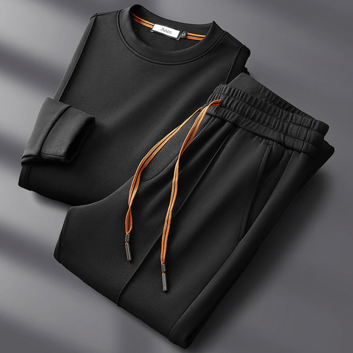 Kirris - Set De Îmbrăcăminte De Casă Elegant, Cu Guler Rotund