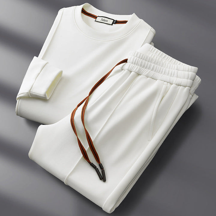 Kirris - Set De Îmbrăcăminte De Casă Elegant, Cu Guler Rotund