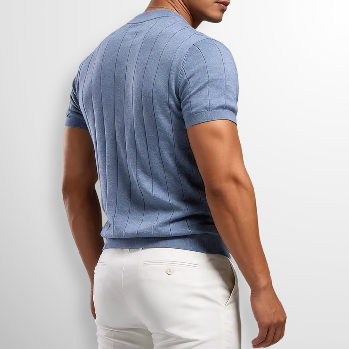 Driessen - Tricou Din Tricot cu Nervuri