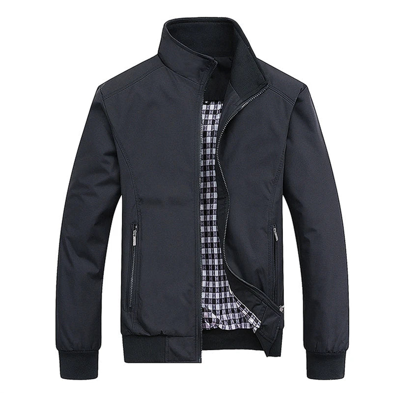 Malaj - Jachetă Bomber Elegantă în Stil Harrington