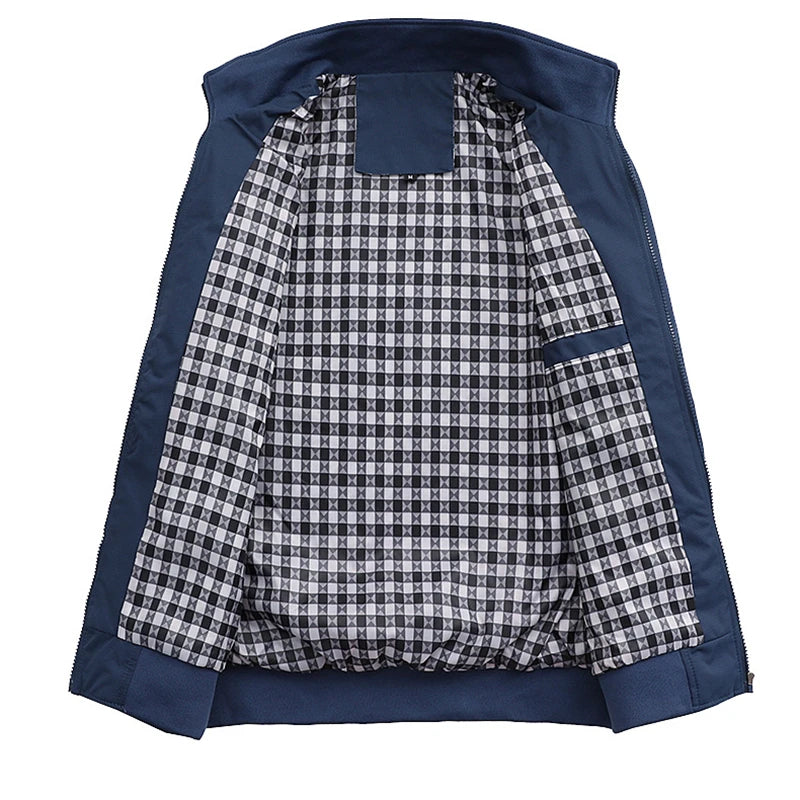 Malaj - Jachetă Bomber Elegantă în Stil Harrington