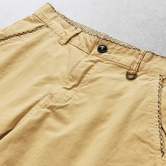 Heinen – Pantaloni Scurți Casual cu Curea Ajustabilă din Materiale Textil