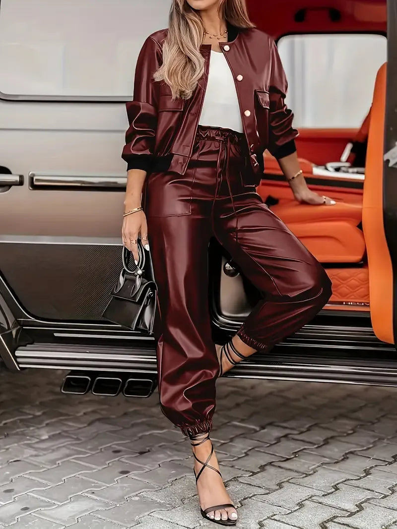 Tabea - Set Din Două Piese Din Piele