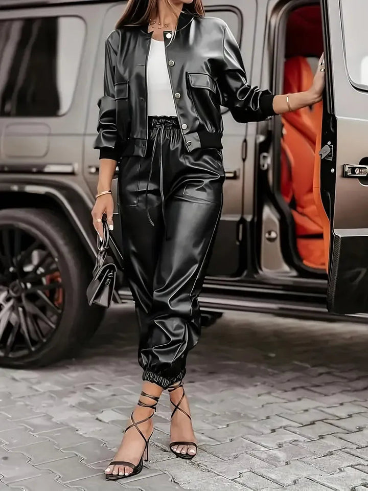 Tabea - Set Din Două Piese Din Piele