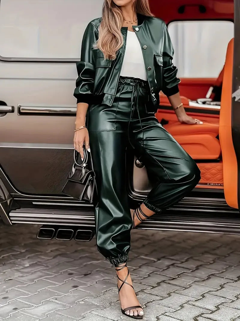 Tabea - Set Din Două Piese Din Piele