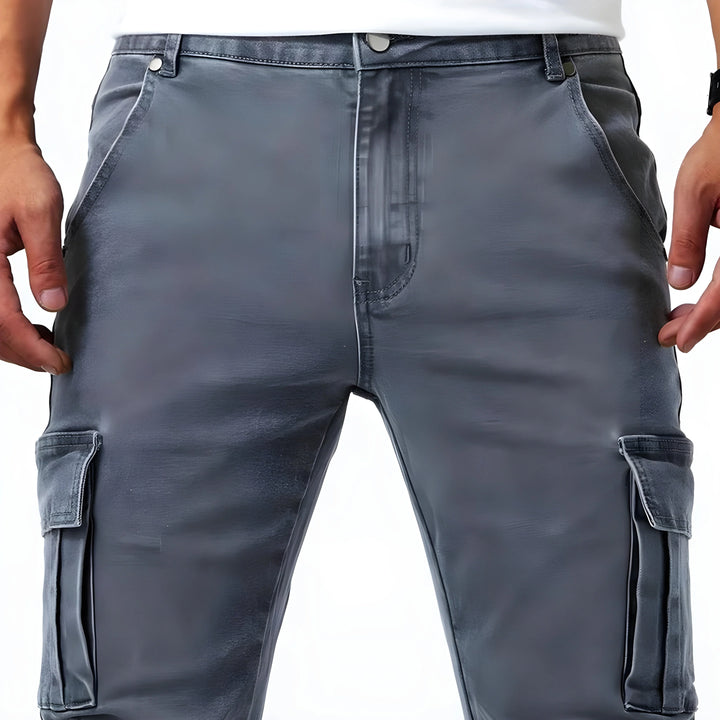 Gusman - Pantaloni Cargo Elastici