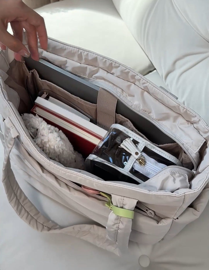 Volkova - Geantă De Umăr Cu Bule și Multiple Buzunare