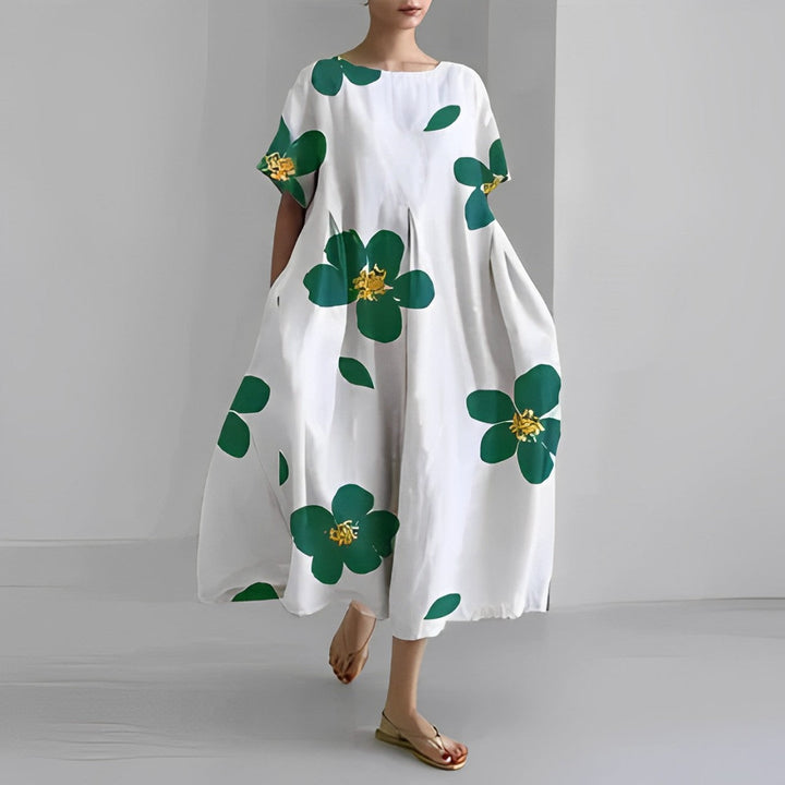 Adelia - Rochie Boemă cu Imprimeu Floral
