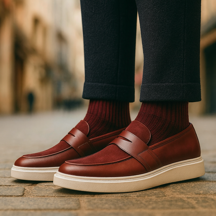 Zidan - Mocasin Confortabil Din Piele