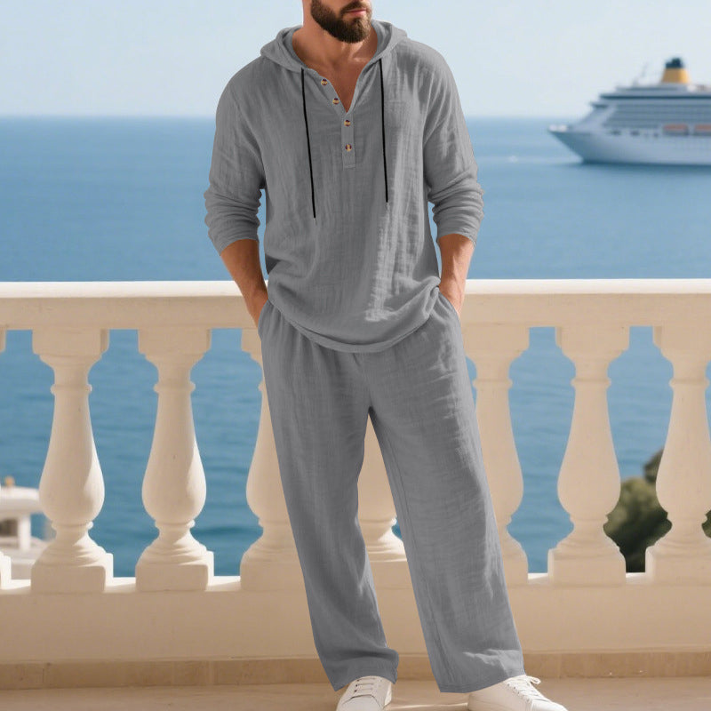 Maoray - Set Casual cu Hanorac și Pantaloni