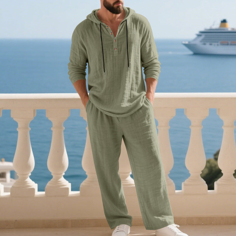 Maoray - Set Casual cu Hanorac și Pantaloni