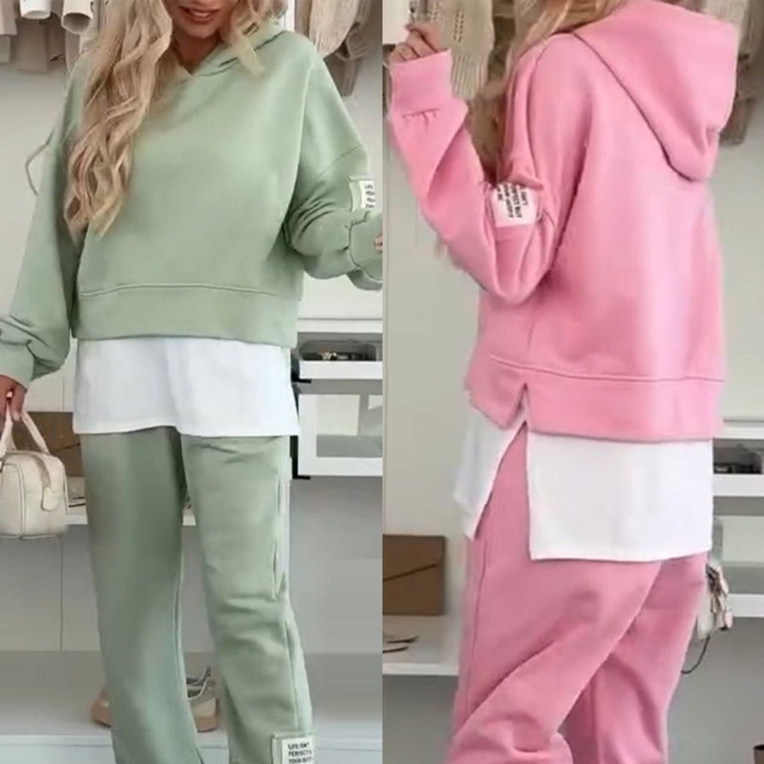 Bronie - Hanorac Oversized Cu Pantaloni Jogger