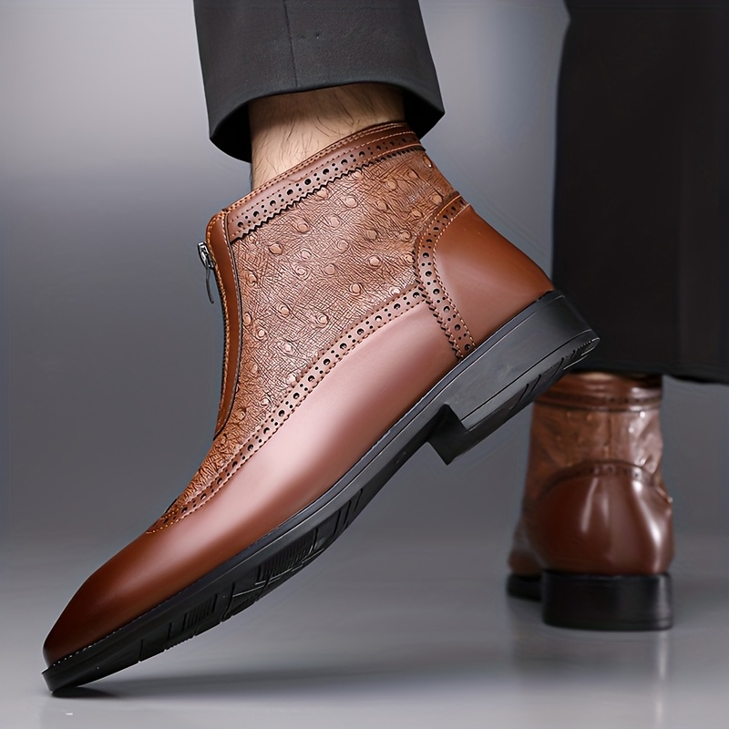 Butler - Cizme Din Piele cu Fermoar