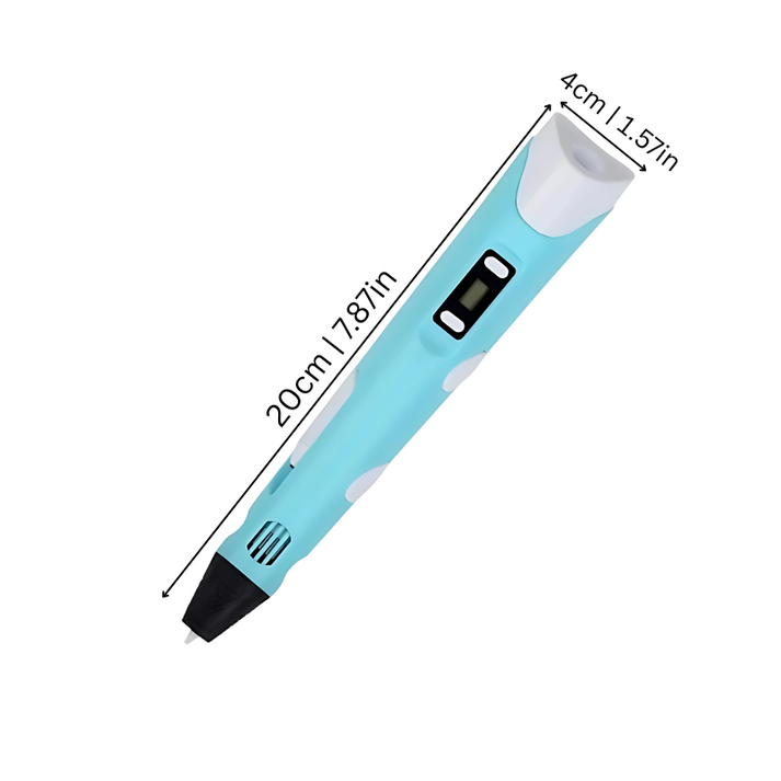 SketchFlow - Set Portabil De Stilouri Pentru Imprimare 3D Cu Afișaj LED