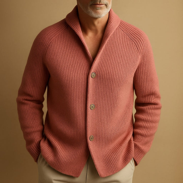 Lannister - Cardigan Din Lână Cu Nervuri